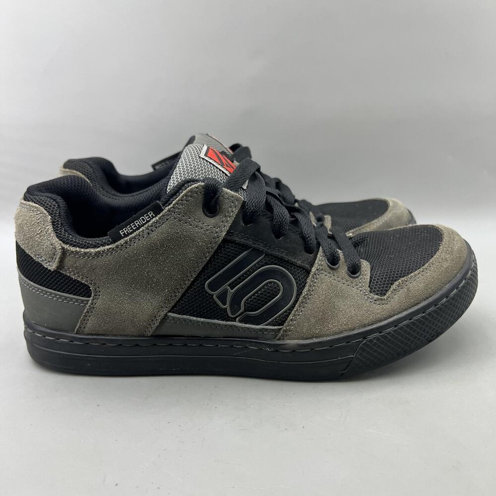 Adidas Five Ten Freerider Shoes Men Size 9 Gray Suede Cycling Comfort Sneakers